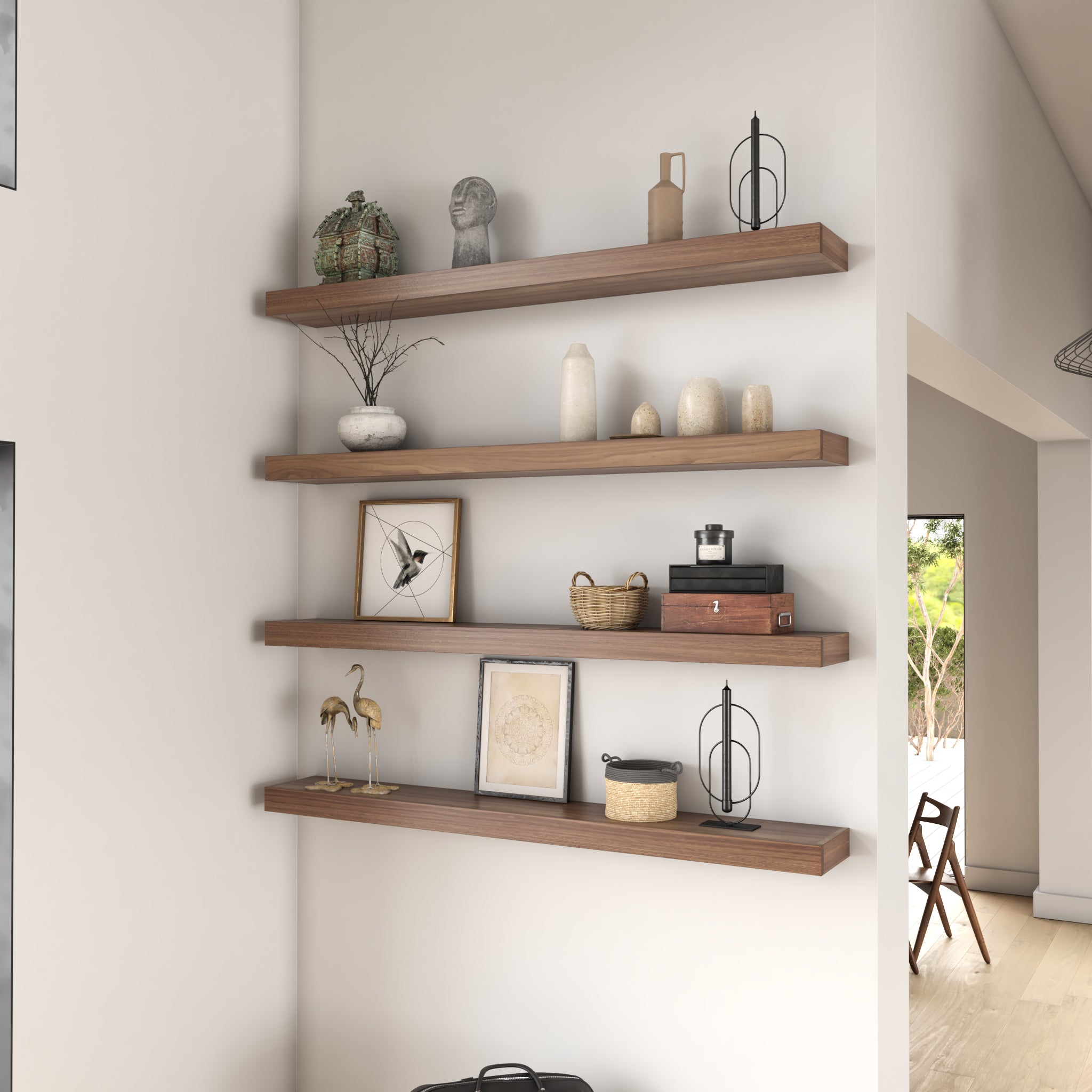 3" Thick Floating Shelves